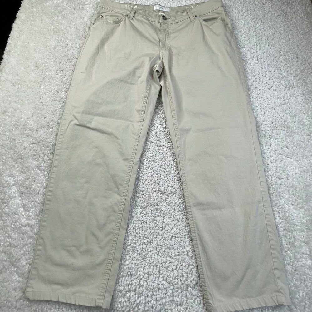 Brax Cooper Marathon Stretch 5 Pocket Pants Khaki Mens 38x28